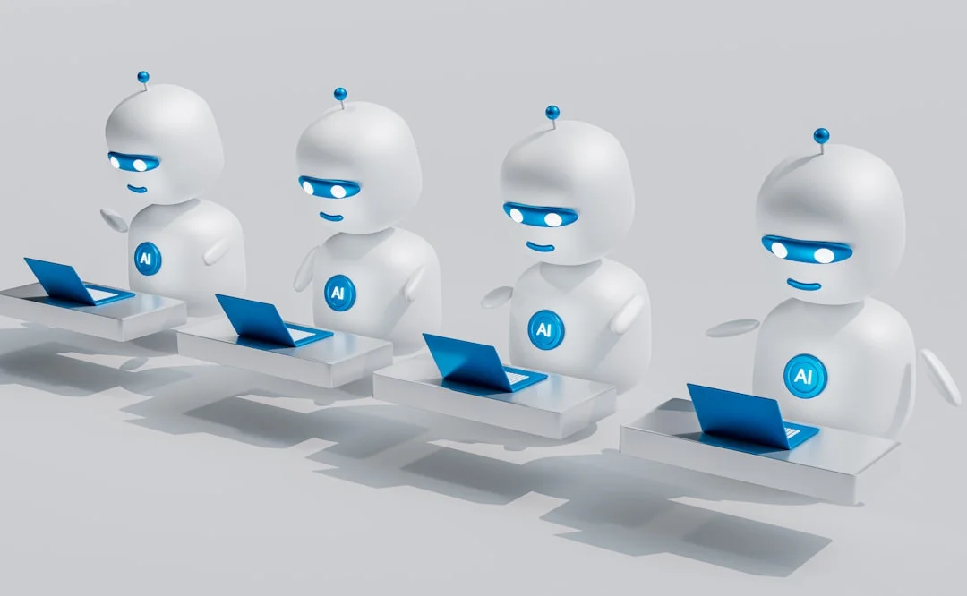 AI Agents Kya Hai - autonomous AI agents working on tasks concept